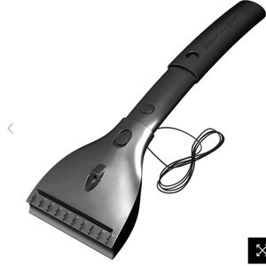 Limitless Heated Ice Scraper & Squeegee Power Cord Extendable Handle & LED Light